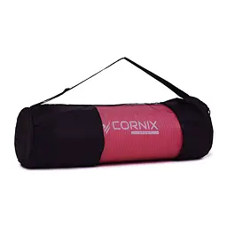 Килимок спортивний Cornix NBR 183 x 61 x 1 см для йоги та фітнесу XR-0095 Pink/Grey - мініатюра 3