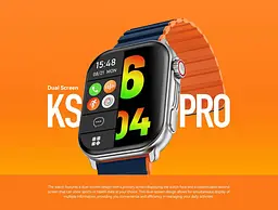Розумний годинник Kieslect Calling Watch KS Pro чорний корпус - мініатюра 5