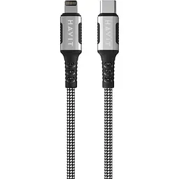 Кабель Havit CB6298 PD30W USB-C - Lightning 1 м чорний (HV-CB6298)