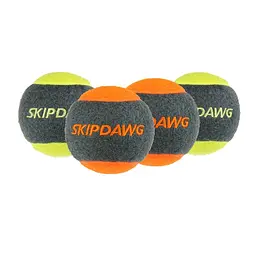 Іграшка для Собак Тенісний М'яч з пищалки SKIPDAWG 4 шт 6,4 см - мініатюра 5