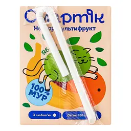 Мультифрукт Смартік з м'якоттю та цукром, гомогенізований та стерилізований, 200 мл (1999664) - мініатюра 4