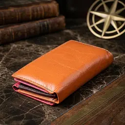 Шкіряний гаманець в три складання для жінок ST Leather 19442 різнокольоровий - мініатюра 4