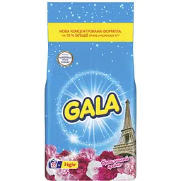 Пральний порошок Gala Аква-Пудра Французький аромат 22 цикли 3 кг