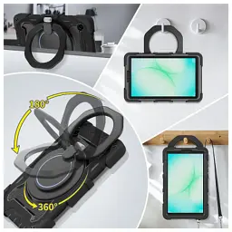 Чохол до планшета BeCover Armor Stand Samsung Galaxy Tab A11 SM-X133/X135 8.7" Black (715499) - мініатюра 7