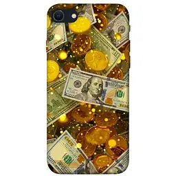 Чохол Demsky Gold and dollars для Apple iPhone SE (2020)