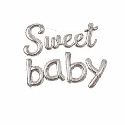 Набір повітряних фольгованих кульок Sweet Baby надувні декоративні для свят