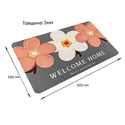 Вологопоглинаючий килимок Sticker Wall 500х800х3мм SW-00001887 - мініатюра 3