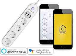 Розумний подовжувач Overmax Flow Multi Control з Wi‑Fi 2.15 м - мініатюра 2