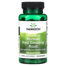 Корінь Корейського Червоного Женьшеню Korean Red Ginseng Root 400 мг - 90 капсул