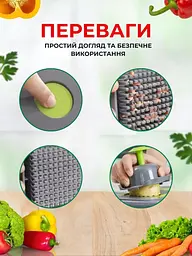 Ручна тертка — овочерізка 28 в 1 - мініатюра 4