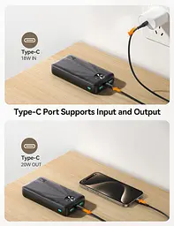 УМБ Joyroom 20000mAh 22,5W PD,QC3.0, 2xUSB-A, USB-C In/Out Black - мініатюра 9