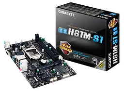 Материнська плата Gigabyte GA-H81M-S1 LGA 1150 (GA-H81M-S1) Б/В - мініатюра 3