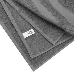 Рушник махровий Ardesto Splendid 70х140см, 100% бавовна, сірий pbe0050368 - мініатюра 4