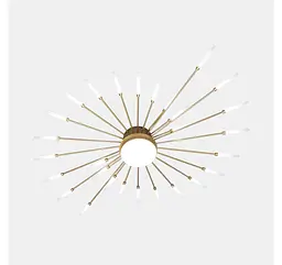Світлодіодна люстра стельова Artlight 6472/28GD, 19 Вт, сатинове золото - мініатюра 3