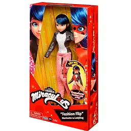 Лялька Miraculous Леді Баг та Супер-Кіт у костюмі з паєтками - Модне перетворення Марінетт у Леді Баг, 26 см (50375) - мініатюра 7