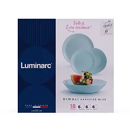 Сервіз Luminarc Diwali Paradise Blue 18 предметів (V6212) - мініатюра 3