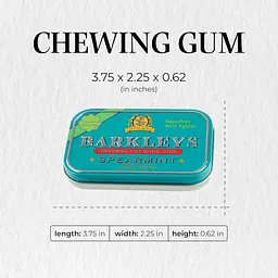 Жувальна гумка Barkleys Sugar Free Gum Spearmint 30г - мініатюра 7