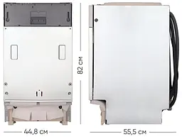 Посудомийна машина Hotpoint вбудовувана, 10 комплектів HSIO3O23WFE - мініатюра 8