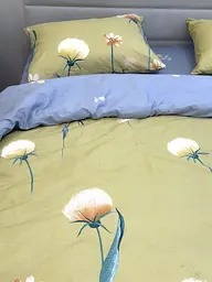 Комплект постільної білизни Ecotton двоспальний 180х215 см гірчичний Кульбаби (21211АВ) (23752) - мініатюра 2