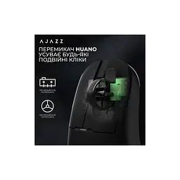 Мишка Ajazz AJ159 APEX Wireless/Bluetooth/USB Black (AJM159-A-B) - мініатюра 11