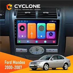 Штатна магнітола Ford Mondeo 2000-2007 Climate Cyclone C9-001 2x32 CPL Cyclone (НФ-00003304)