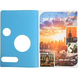 Зошит А4 Yes Sunset city з висічкою 60 аркушів у клітинку (682019) - мініатюра 3