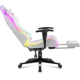 Крісло ігрове Defender Watcher 60 мм Клас 4 RGB ПУ біле - мініатюра 5