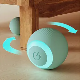 Інтерактивна іграшка для котів Розумний м'яч UFT CatToy 1 Blue - мініатюра 2