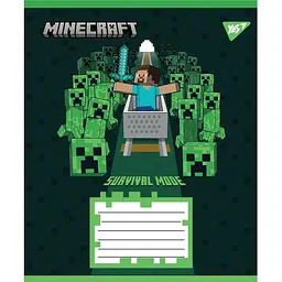 Набір зошитів Yes Minecraft Walls A5 в косу лінію 12 аркушів 25 шт. (767565) - мініатюра 3
