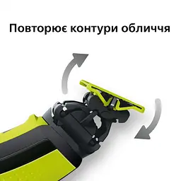 Електростанок Philips OneBlade для обличчя та тіла (QP2620/20) - мініатюра 2