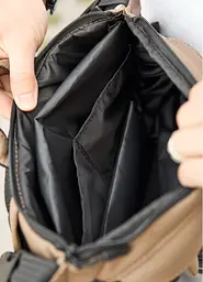 Велика чоловіча сумка бананка Sambag DynamicDart горіх 38 × 21 × 7 см (80411119m) - мініатюра 10