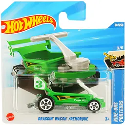 Уцінка. Базова машинка Hot Wheels Ride-Ons Draggin Wagon / Remorque зелена (5785) HYX69-N522
