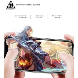 Скло захисне Armorstandart Full Glue Curved для Xiaomi 12/12X Black (ARM60930) - мініатюра 3