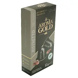 Кава в капсулах Aroma Gold Ristretto 52 г (10 шт. по 5.2 г) - мініатюра 3