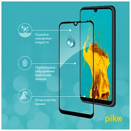 Скло захисне Piko Full Glue ZTE Blade A51 Black (1283126515668) - мініатюра 5