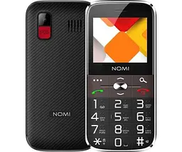 Кнопковий телефон Nomi i220 із Док-станцією чорний - мініатюра 2