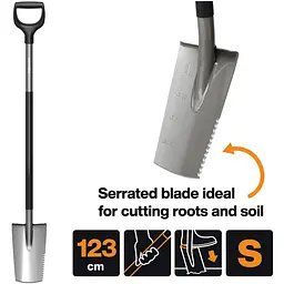 Лопата Fiskars Ergonomic мала (1066714) - мініатюра 5