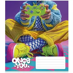 Зошит загальний Школярик на скобі у клітинку 96 аркушів Once You-4 (096-3572K)  