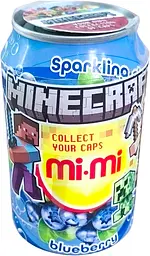 Газований напій Mi Mi Drink Blueberry Minecraft 330мл (8935048613962)