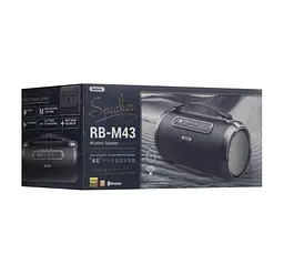 Бездротова колонка Remax RB-M43 bluetooth (black) - мініатюра 6