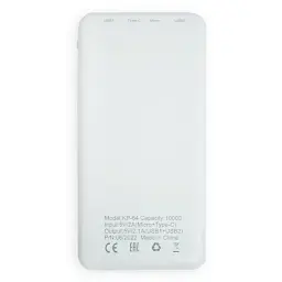 Павербанк 10000 mAh белый портативное зарядное устройство power bank для телефона 2.1А Kensa KP-64 - миниатюра 4