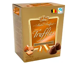 Трюфельні цукерки Maitre Truffout Fancy Truffles Salted Caramel із солоною карамеллю 200г.