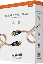 Сабвуферный кабель RCA-RCA Inakustik Star Audio Mono SUB 3,0m - мініатюра 3