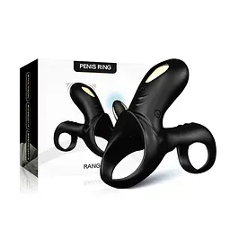 Віброкільце Boss Series Ranger Penis Ring 10.9 см чорний - мініатюра 5