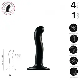 Насадка для страпону Strap-On-Me P&G-Spot Dildo силікон розмір S - мініатюра 3