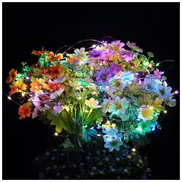 Гірлянда ColorWay Роса LED 50 5 м 8 функцій різнокольорова USB (CW-G-50L5NUMC) - мініатюра 8