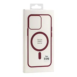 Чохол Colors MagSafe Apple iPhone15 Pro Wine Red - мініатюра 2