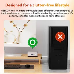 Неттоп Geekom A5 16/512GB (GMA5R75825U-16512-EU) [157837] - мініатюра 3