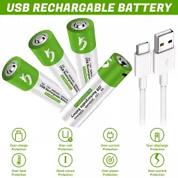 Акумулятор AA Smartoools 1700 mAh пальчиковий Li-Ion із вбудованою зарядкою Type-C 1.5V (19328) - мініатюра 4