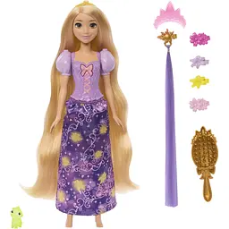Набір з лялькою Mattel Disney Princess Чарівне волосся Рапунцель (JHL46) - мініатюра 3